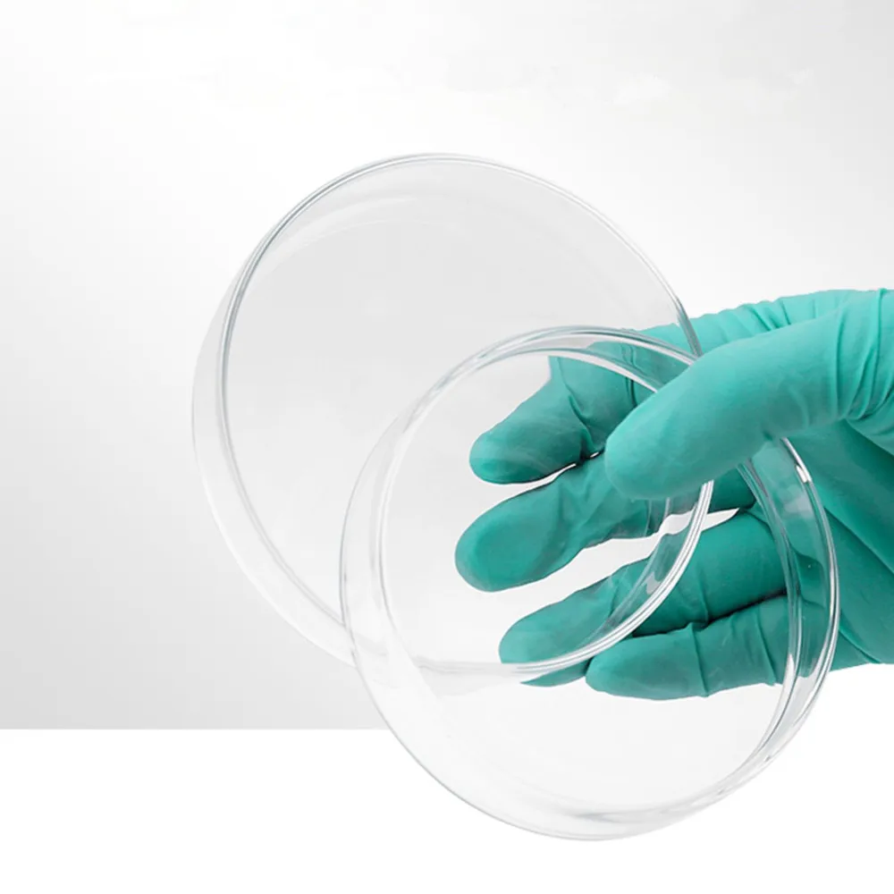 HAIJU LAB Borosilicate Glass Petri Dish Different Sizes with Lid Premium Glassware