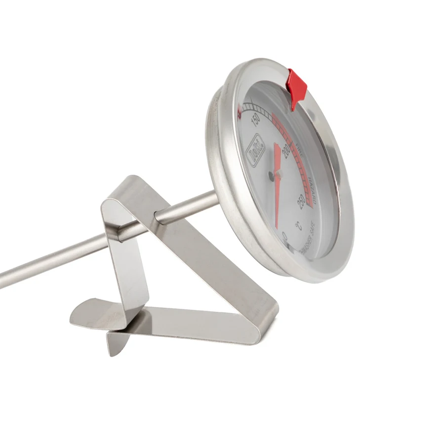 Clip On Dial Thermometer With 12 Inch Probe Homebrew Beer Bar Accessories Household