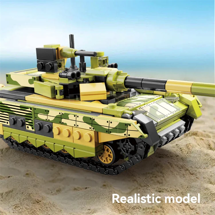 2023 New arrivals ww2 Russia military series model tank building blocks toys