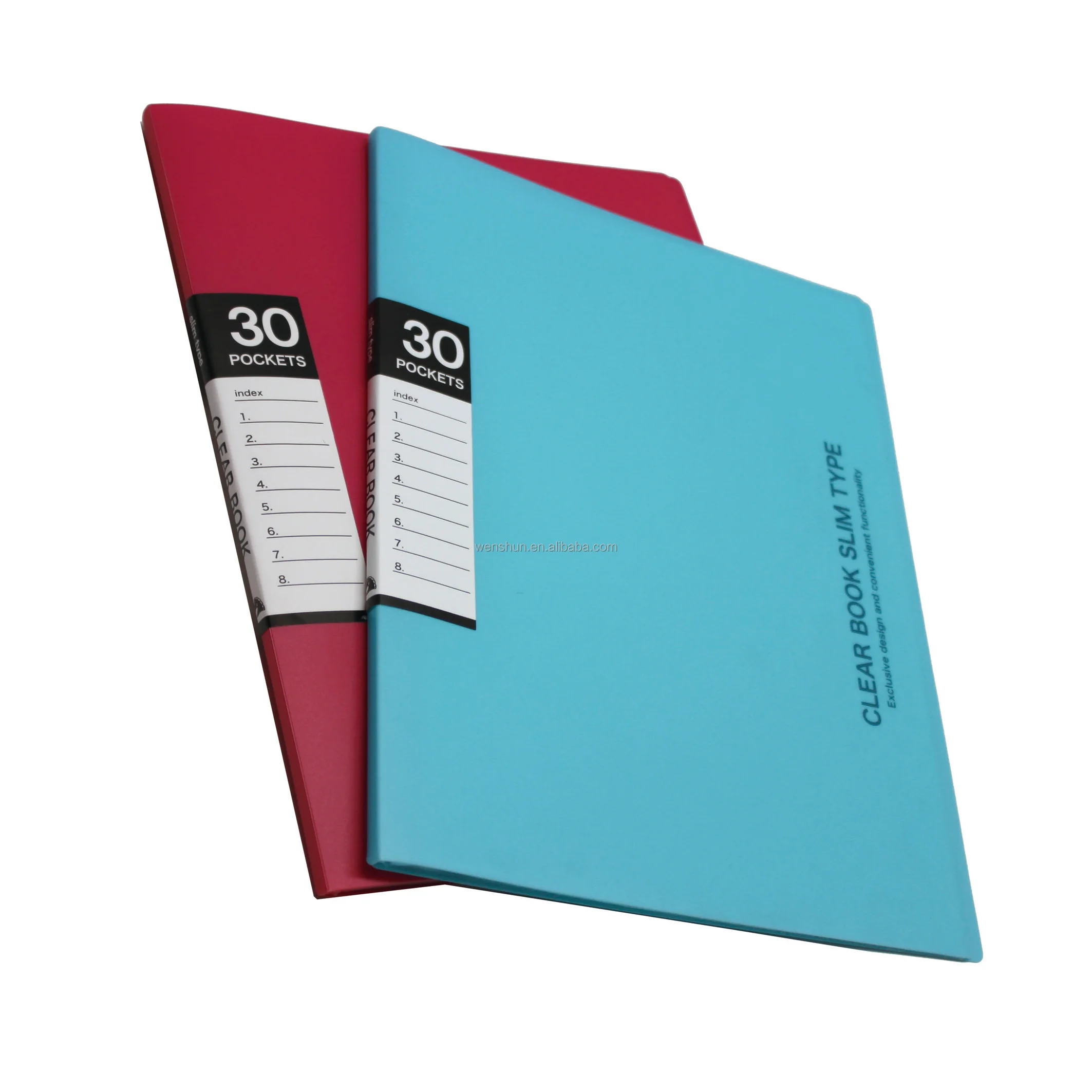 30 Pocket PP Presentation Book A4 Protectors Eco-Friendly Display ...