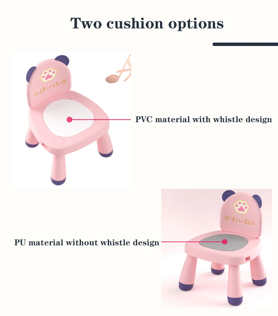 Portable Durable Daycare Babies Toddlers Soft Sitting Cushion Whistle