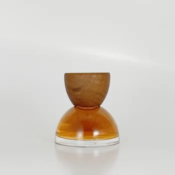 In Stock Perfume Bottle 30ml 50ml 100ml Round Bottom Perfume Bottle Clear Luxury Empty Glass Perfume Bottle