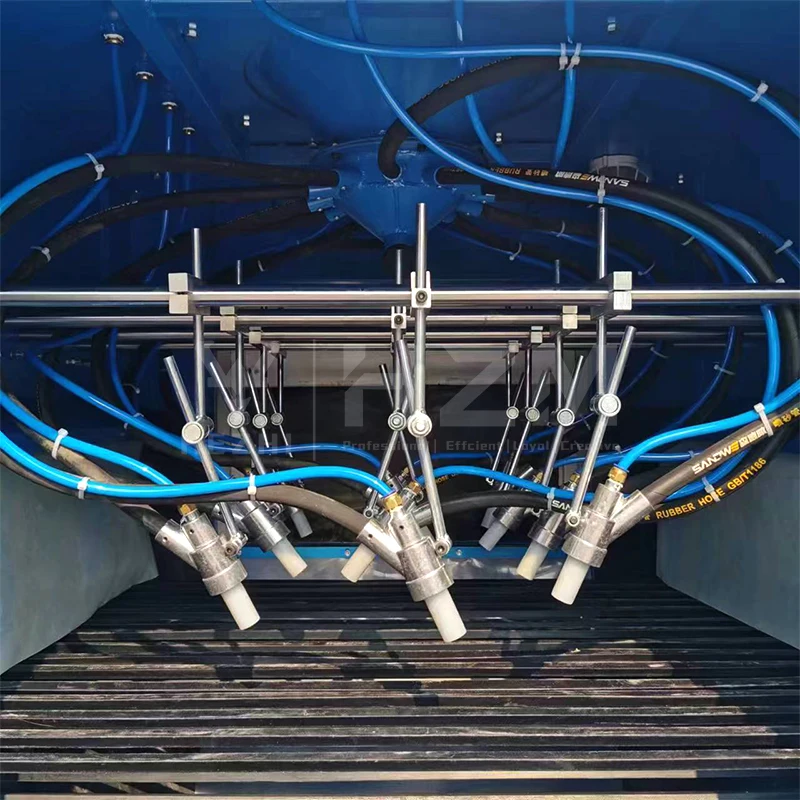 Automatic Conveyor Through Type Sandblaster Industrial Sand Blasting Machine for Sale