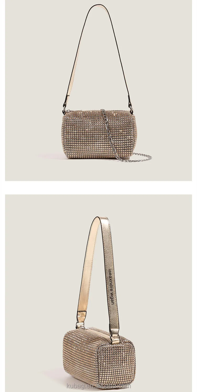 glittering handbag