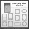 C Gray-Vanity Frame(white)