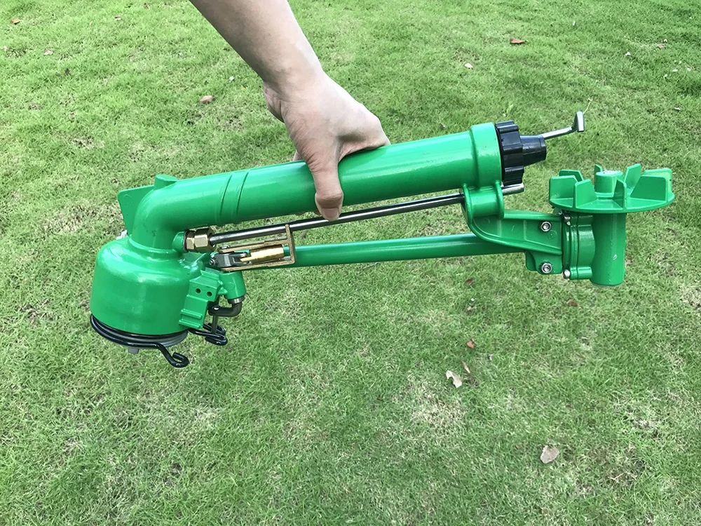 China Cheap Price Green Color Strong Metal Big Rain Gun Sprinkler For Farmland Irrigation System