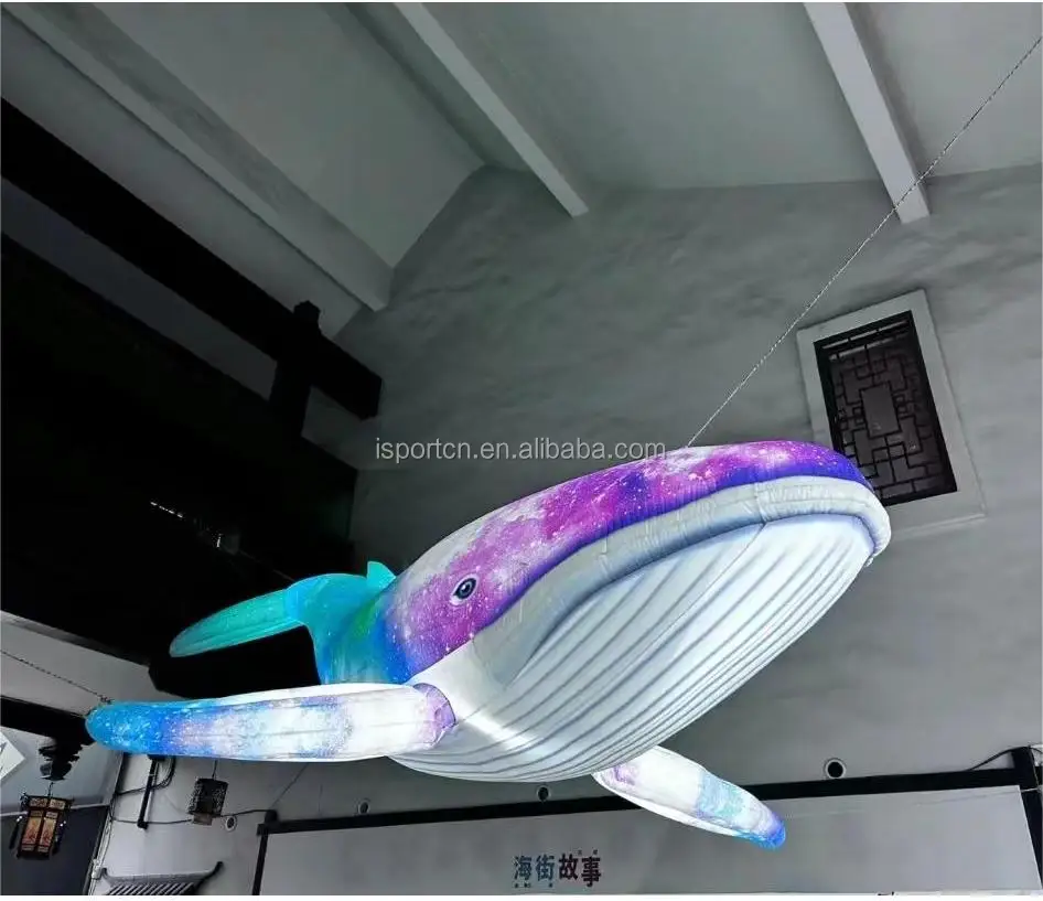 Large Ocean Theme Performance Inflatable Fish Whale Model