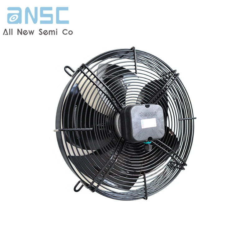 Original Axial fan S4E350-AP06-43 AC230V Condenser cooling equipment with junction box Cooling fan of cold storage