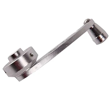 cnc machining Silver Chrome Billet Aluminum Car SUV Window Door Winder Glass Crank Handle