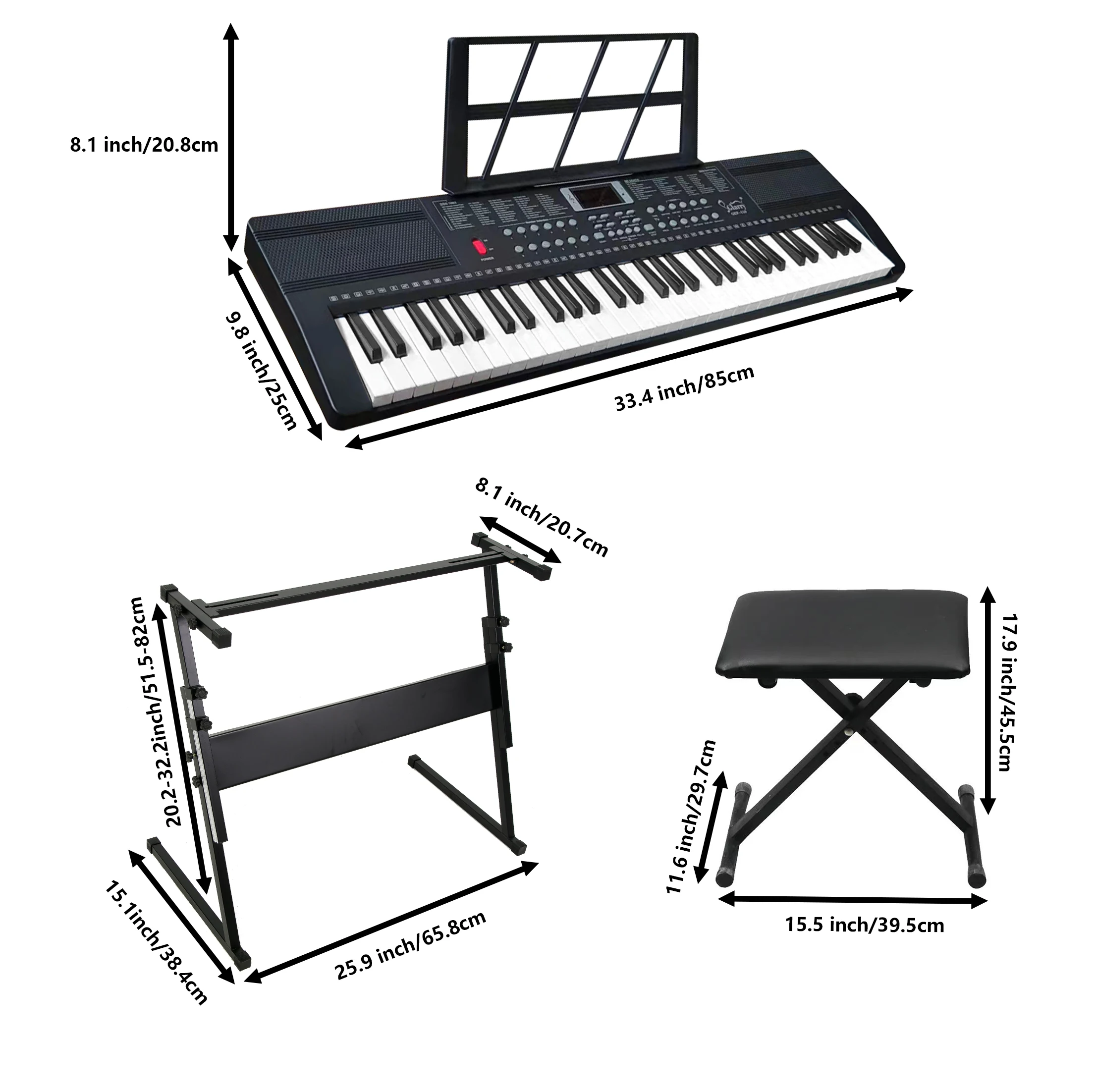 BD Music 61 Keys Keyboard Musical Keyboard Electronic Organ Toy Musical Instrument With Microphone For Sale supplier