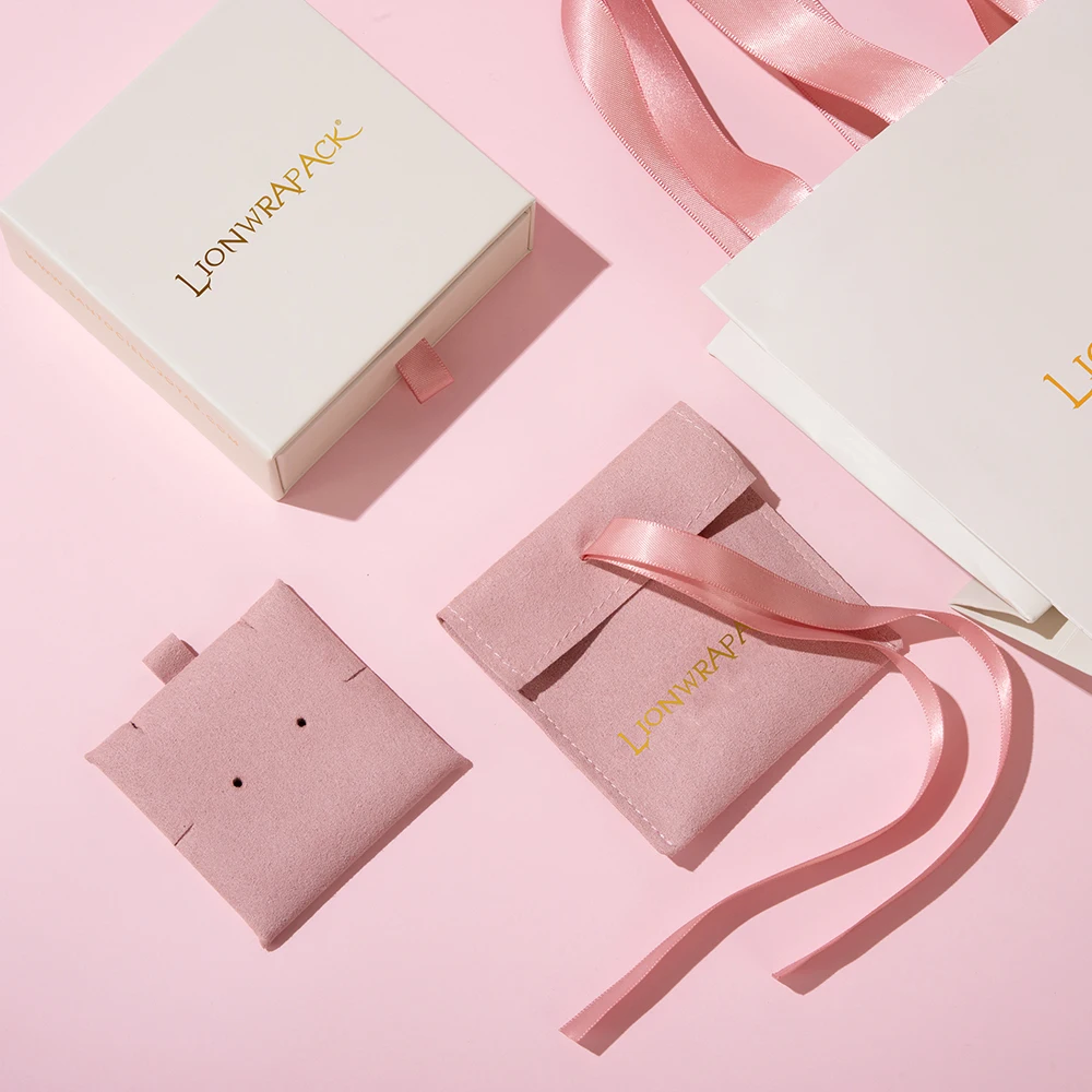 Lionwrapack Custom Logo Printed Slide Drawer Paper Earring Necklace Gift Packaging Boxes Jewelry