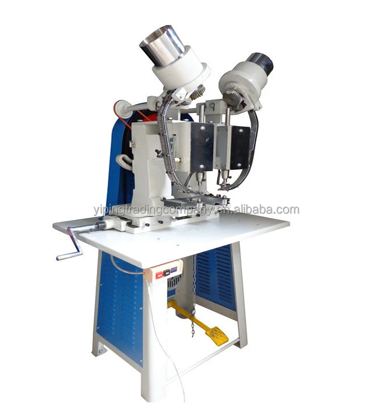 Automatic Electric Two Head Double Head Manual Eyelet Machine Curtain