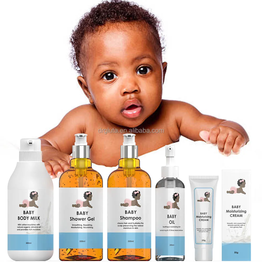 Natural Mild Organic Vegan Baby Skin Care Products Set Baby's Skin Care
