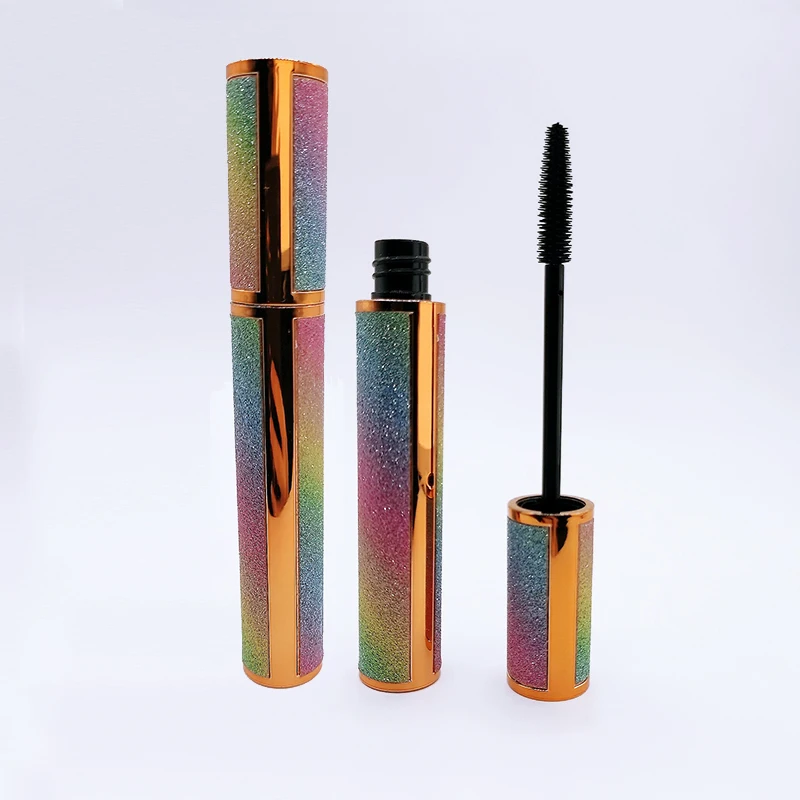 Wholesale custom Mascara Tube Cosmetic Packaging Luxury Rainbow Empty Mascara Tube container