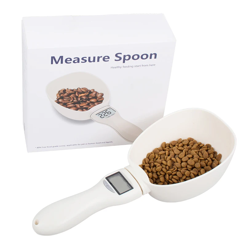 250ml Scoop Electronic Digital Weighing Cup Feed Animal Dog Cat Food