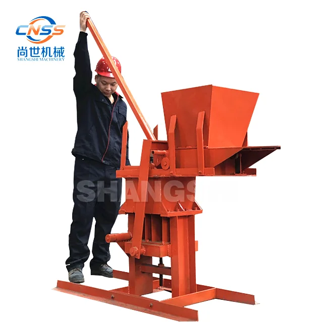 Manual Mud Concrete Soil Cement Clay Brick Making Machine Price In Sri ...