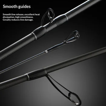 Demon Hunter Magic Owl Worm Rod Single Rod High Carbon M40X Light Straight Handle Luya Rod Bass Bump Bottom Stream Fishing Rod – Soft Lure – view 5