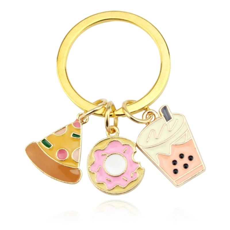 Hot Dog Charm Keychain