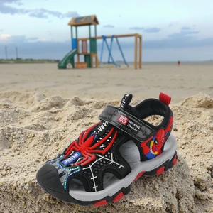 Factory Direct Sales Versatile Soft Summer Spider Toecap Sandals for Boys Anti Slip Beach Shoes Boys' Sandals
