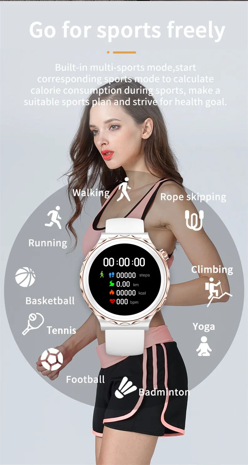 Hot Sale BT Call Watch D3 Pro Reloj Smart Watch Lady 1.32 inch 360x360 Full Screen Touch Women IP68 Waterproof Smartwatch D3 Pro (16).JPG