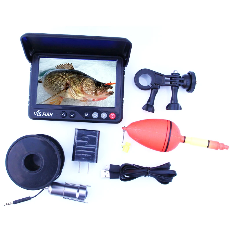 
5inch 720P fishing detector underwater real AHD ir night vision fishing camera 