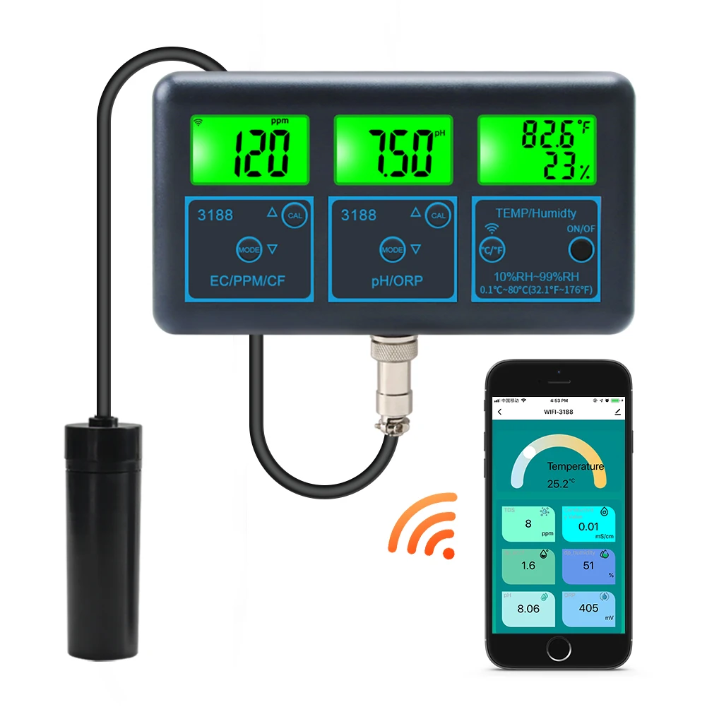 Industrielle Verwendung Handheld-Wasser qualitäts prüf stift EC TEMP TDS-Messers