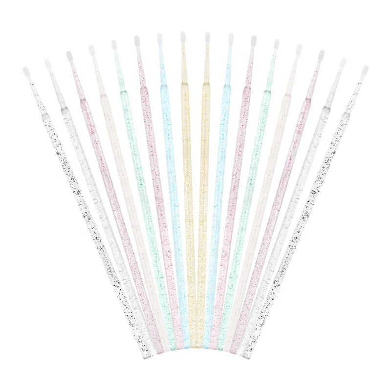 Wholesale Colorful Eyelash Extension Disposable Applicator Dental Micro Swab Brush