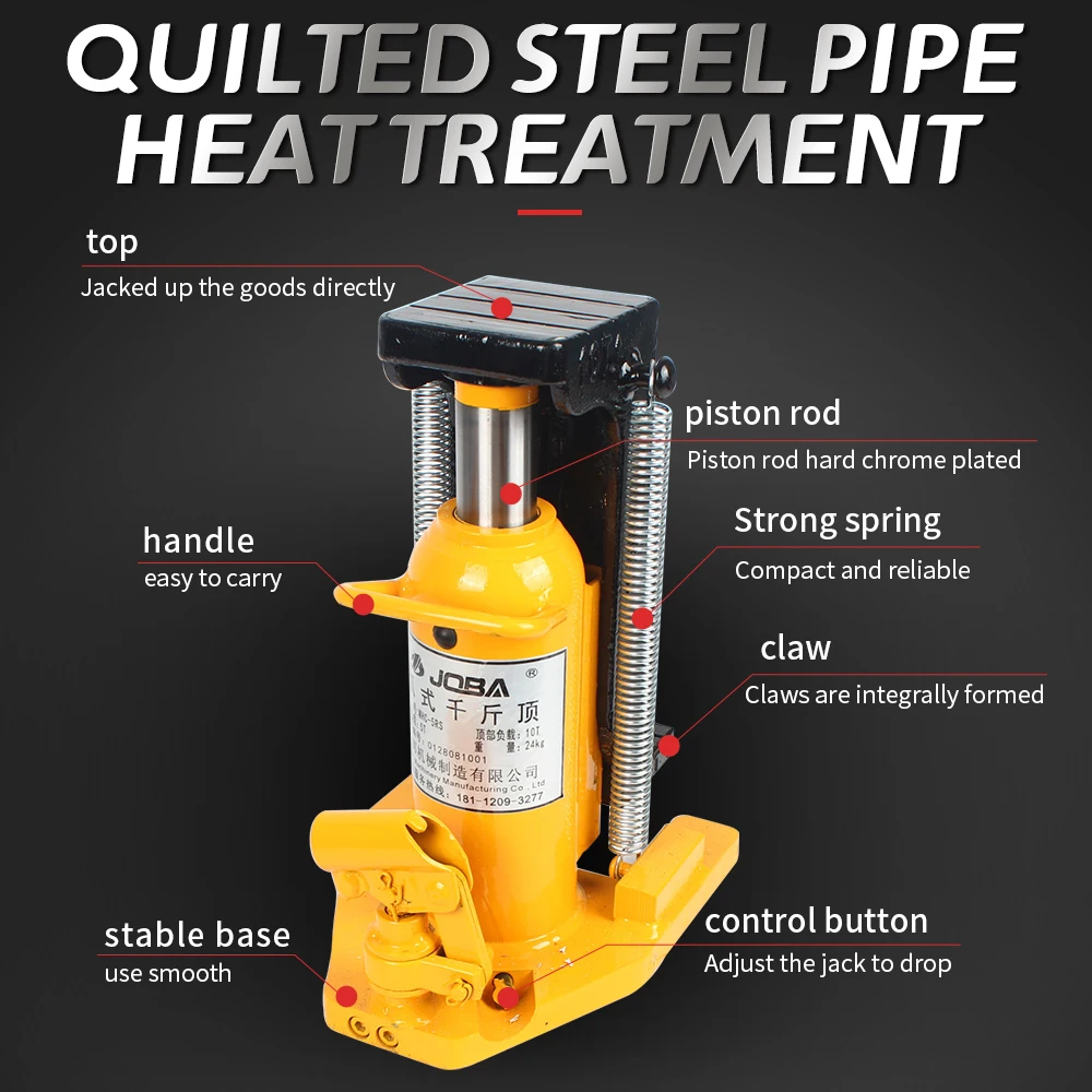 High Quality High Strength 5 Ton 10 Tons 20 Tons 30t 50t Hydraulic Toe Jack Two Feet Rail Fork Lifter