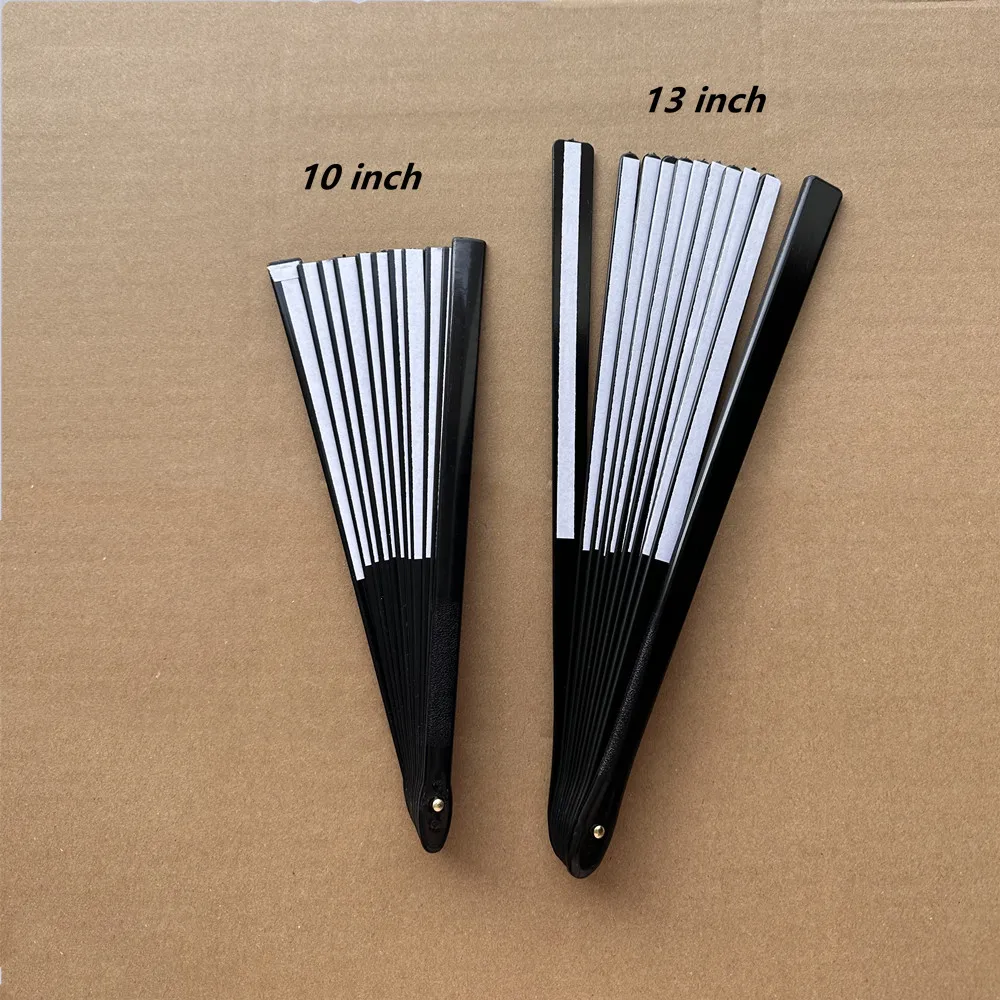 Clack Fan Ribs 10 Inch 13 Inch Big Sublimation Blanks Clack Fans PLASTIC RIBS KONG FU ...