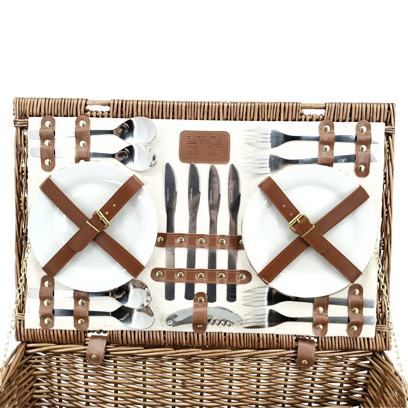 Wholesale High Quality Handmade Woven Multifunction Basket Insulated