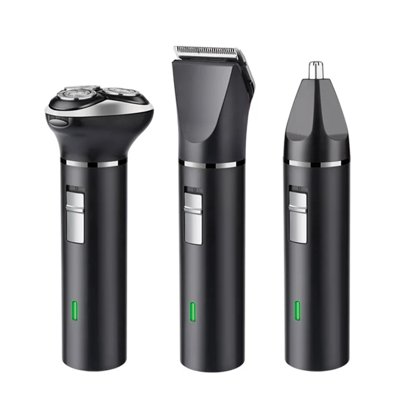 3 in 1 Electric Shaver for Men Electric Beard Nose Hair Trimmer USB Rechargeable Professional Hair Trimmer Cutter Adult Razor