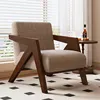 Caffè - Cotone traspirante - Struttura in legno di noce