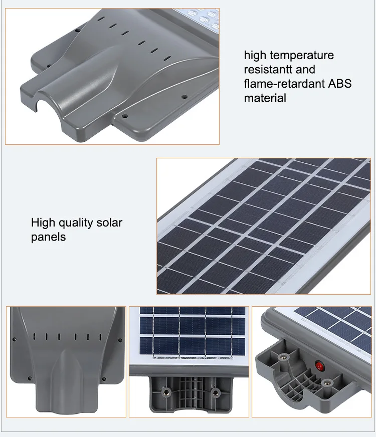 Super Brightness High Quality All In One 20w 40w 60w Outdoor Led Street Solar Light