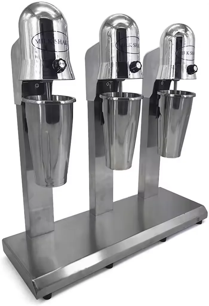 3 Head Stainless Steel Mixing Cup Drink Mixer Ice Cream Maker Milkshake Machine - Image 3