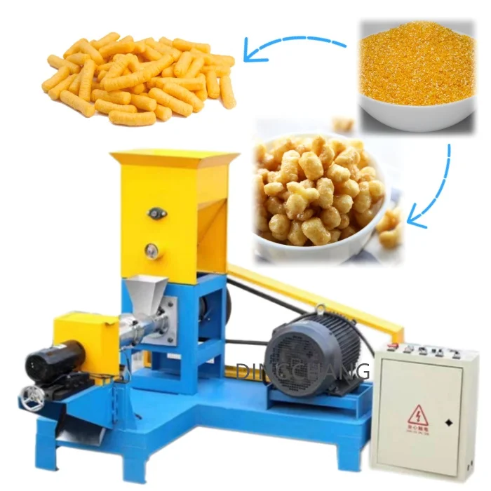 Wholesale	mixed Grain Puffing Machine	popcorn Chicken Machine Maize Popping	kurkure Making Machine Price