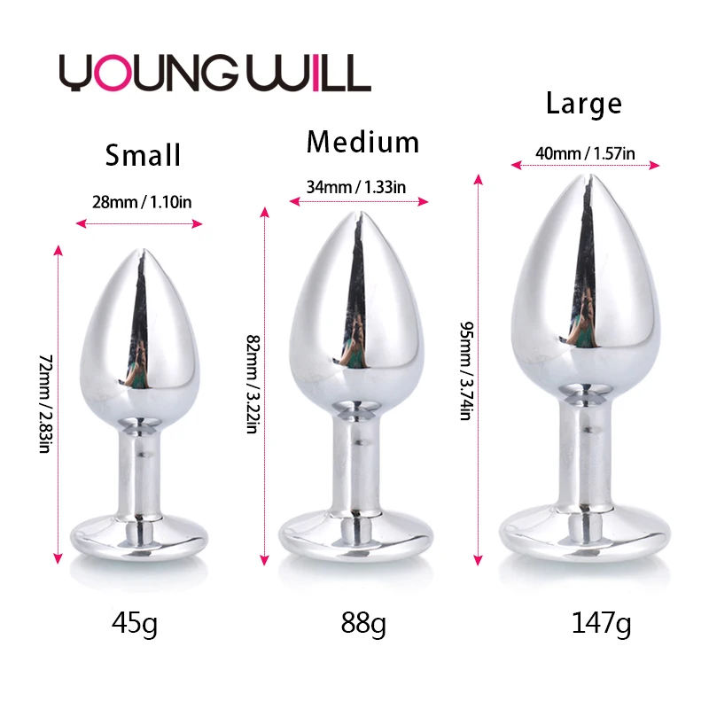 tamanhos plug anal Vibrador Butt Plug Anal Plug Masajeador de Próstata Vibrador Anal Masculino