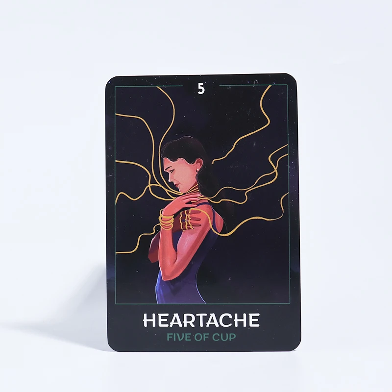 Factory Price Custom Gold Edged Tarot Cards Printing Tarot Decks With Booklet