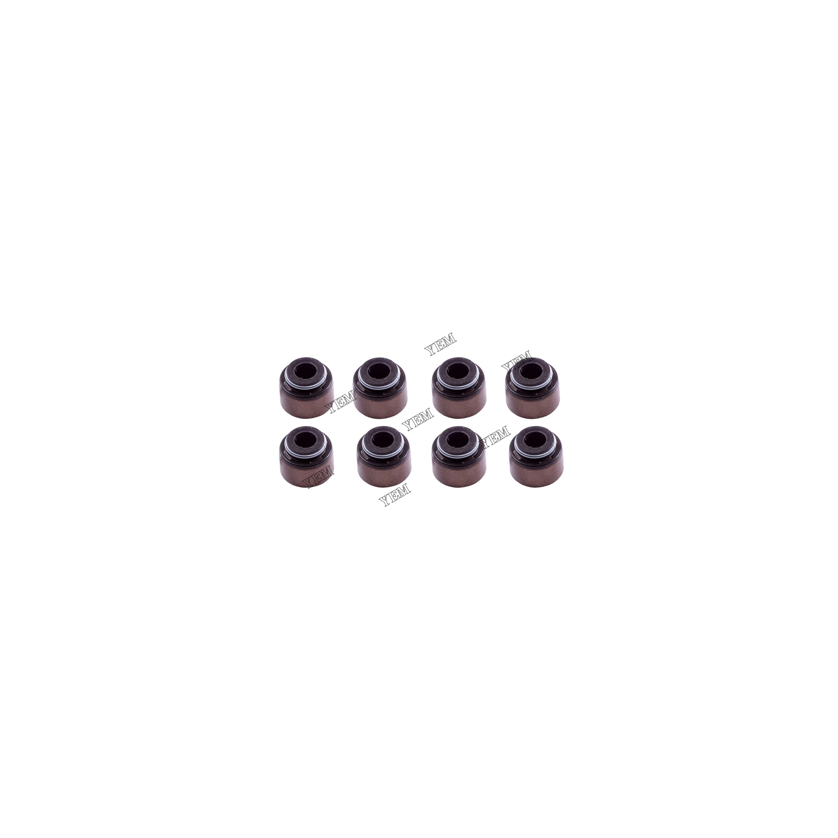 1 Set Valve Oil Seal 8 Pieces Fit for YANMAR 4TNE86 Aftermarket Engine Parts