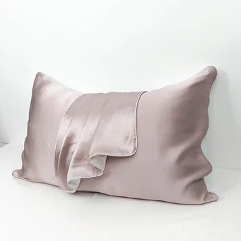 OEKO TEX100 100% Pure Mulberry Silk Pillowcase Set 16 19 22mm Solid Satin Sublimation Blank 4 Panel Pillow Case for Home Hotels