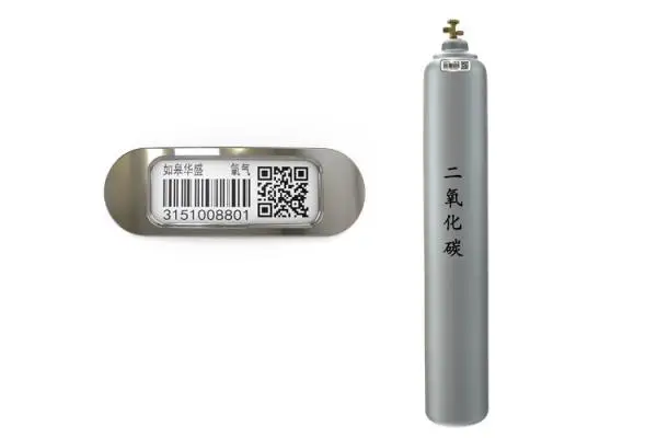 Gas Cylinder Tracking Technology With Scratch Resistance QR bar Code Tags and Cylinder Management Mobile APP