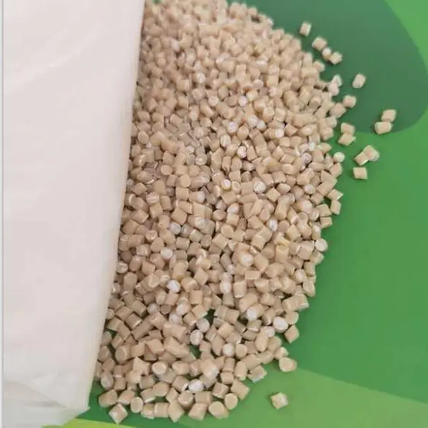 Compostable CORN STARCH PLA PBAT Plastic Raw Material Pellets with  EN13432  and OK Compost Certification for Blowing Film