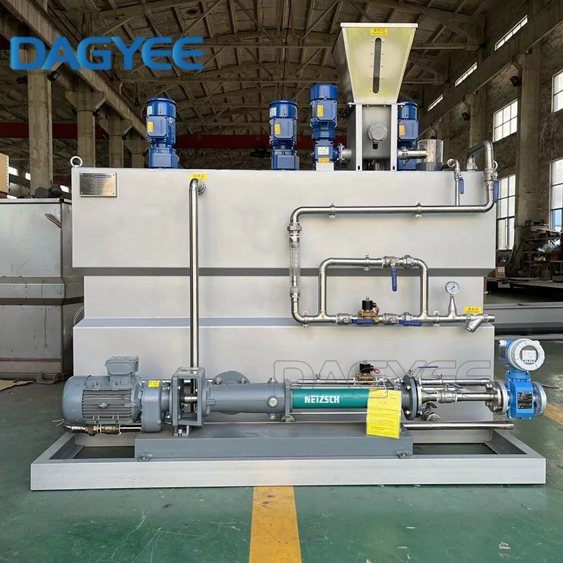 1000l Polymer Preparation Unit Flocculant Intelligent Dosing Control Chemical Dilution Systems
