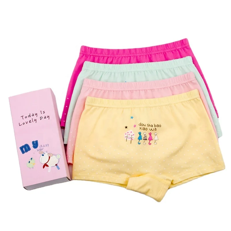 KYAIGUO Toddler Girl Boxers Soft Cotton Shorts Kids Boxer Briefs