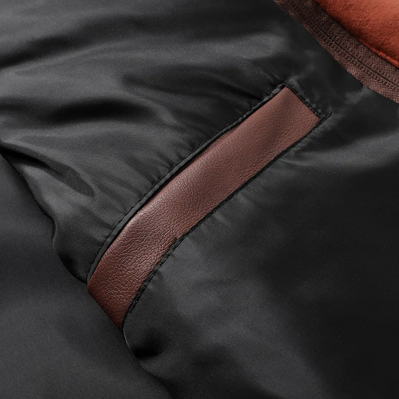Spring Fall New Genuine Custom Biker Hooded Zipper Long Sleeve Real Leather Men Jackets