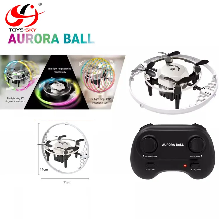 2.4GHz 4CH 6-Axis Gyro Headless Mode Mini RC Drones Cool Flash LED Lights Electric Remote Control Toys for Kids