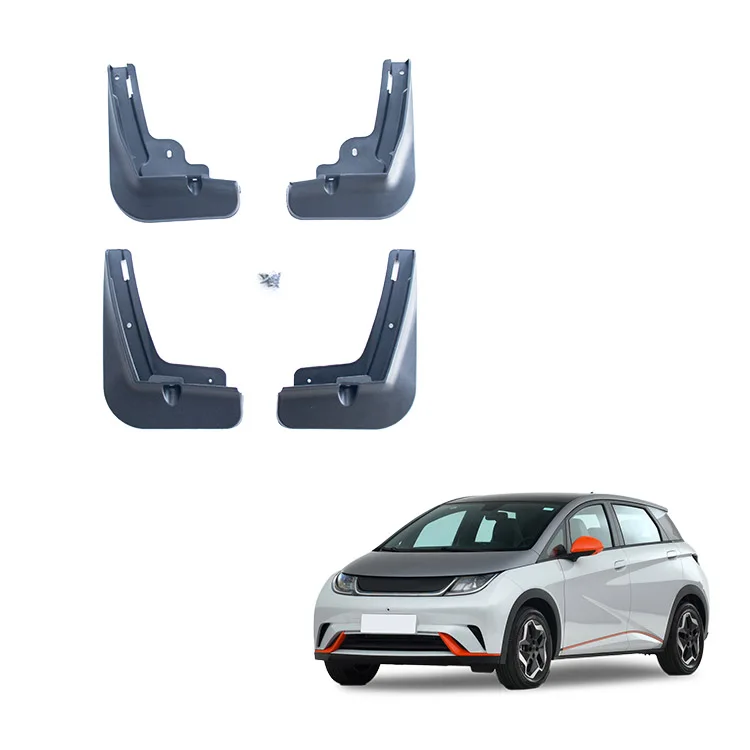 4 stuks modderbescherming auto-exterieuraccessoires modderkleppen spatborden modderafscherming voor Byd Atto 1 Haitun accessoire