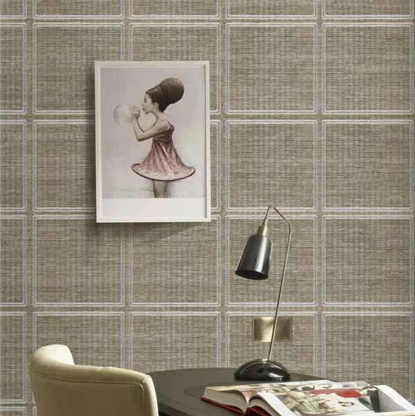 Mywind Free Sample New Style Milky Textured Geometric Sisal