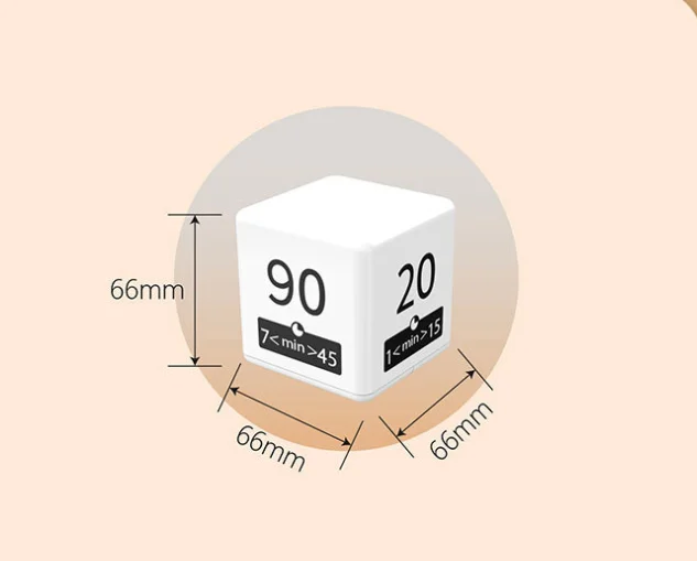 SuoKom Timer Minuteur De Cuisine Time Minuteur De Productivité Pour Entraînement Minuteur De Classe Pour Compte à Rebours Gestion Des Réglages 15 20 30 55 Minutes-Blanc