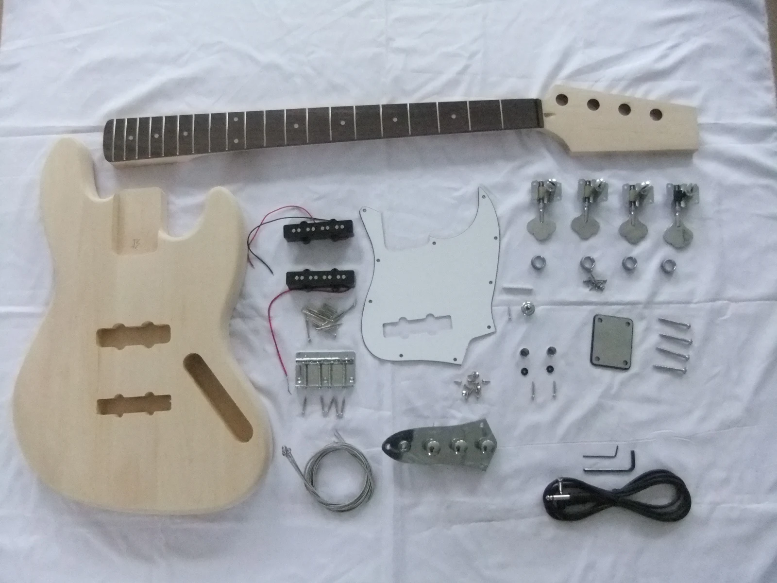 Simple Solid Wood Semifinished Electric Guitar Diy Headless Acoustic