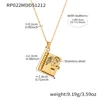 RP022 Gold necklace-Couple Style